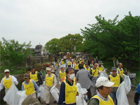 平成29年5月3日 市民フェステバル・ボランティア清掃を実施しました。